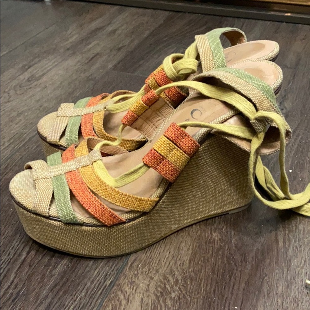 Jeffrey Campbell wedges, size 7.5.